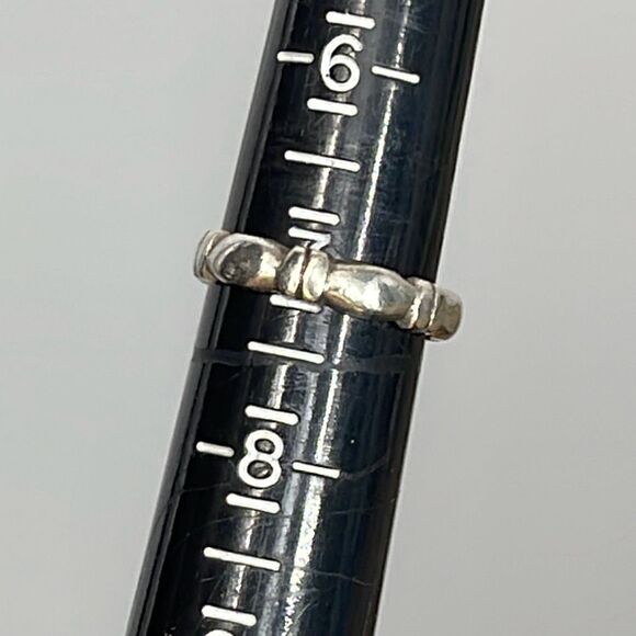 Sterling silver size 7:25 eternity band. Stamped and tested - Picture 4 of 6